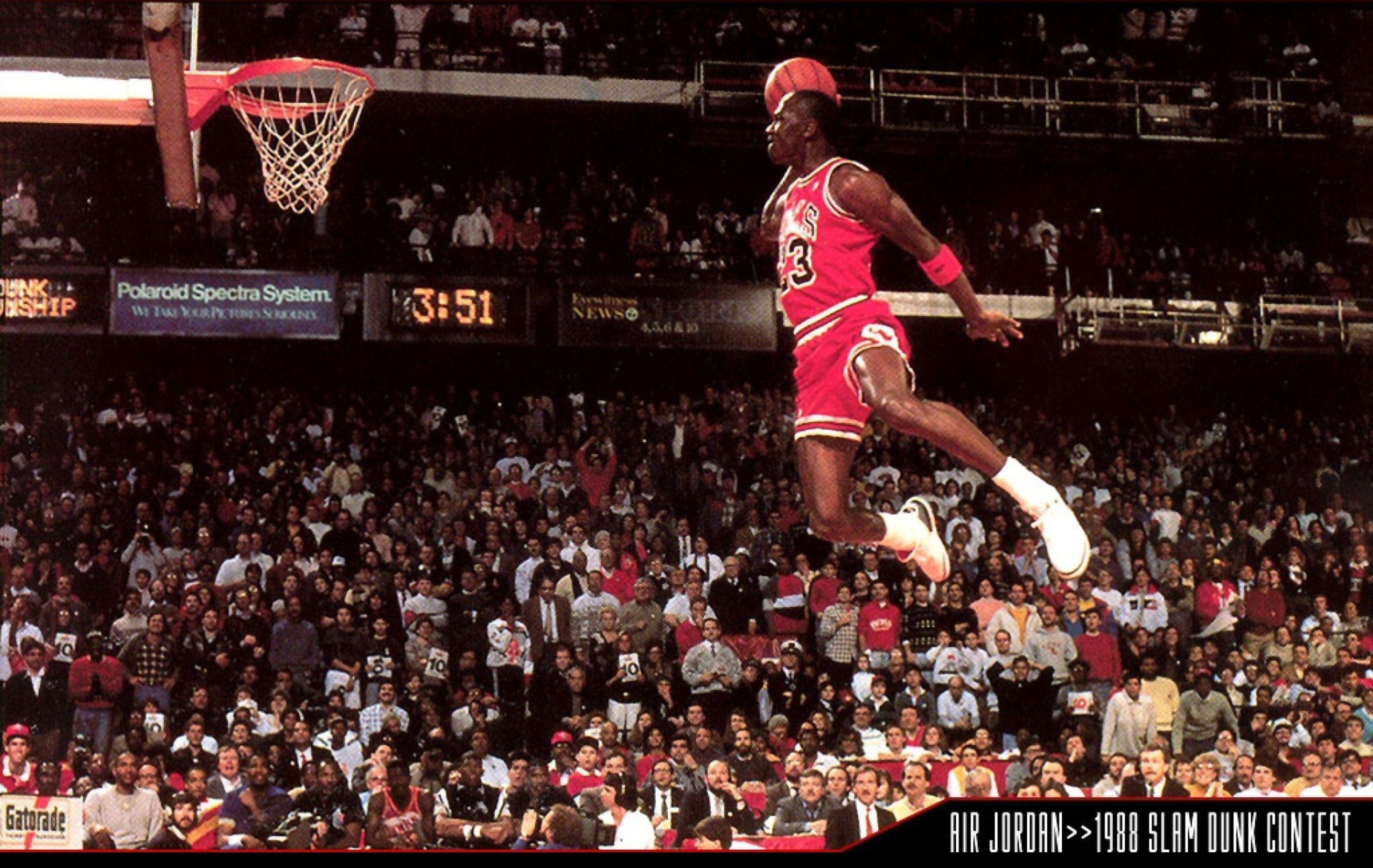 Amazon.com: Michael Jordan Chicago Bulls Basketball Dunk Champion